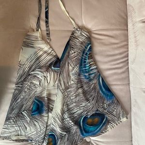 Minka Backless Scarf Top